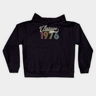 44 Years Old Vintage Retro Classic 1976 44th Birthday Gifts Kids Hoodie